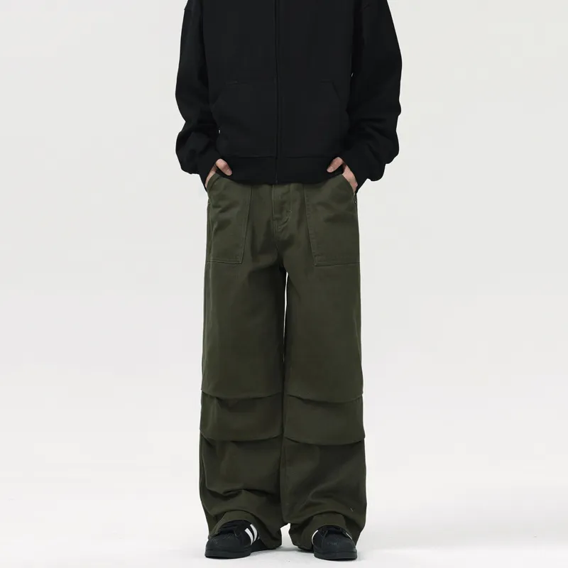Glamorous Loose Cotton Casual Pants-1