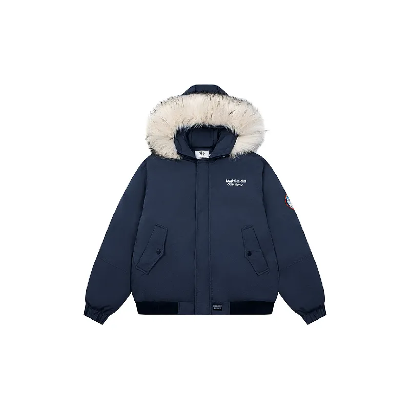 Casual Plain Quilted Jacket-0