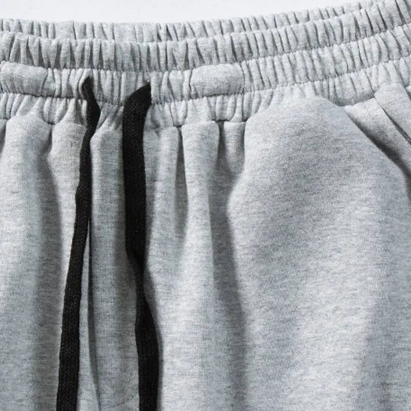 Sporty Loose Cotton Casual Pants-3