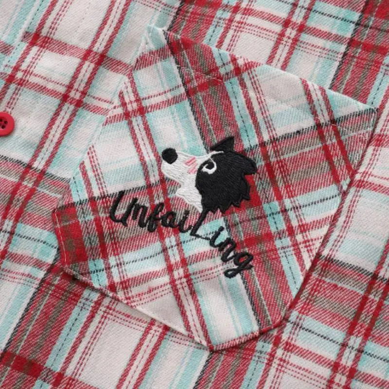 Retro Casual Cotton Shirt Unisex-7
