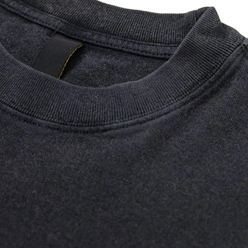 Casual Plain 100% Cotton T Shirt-4