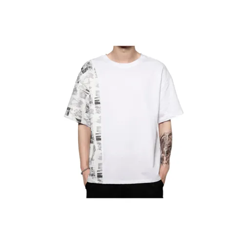 Loose Splicing Large Size T-Shirt