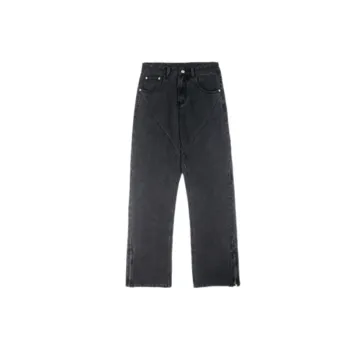 Washed Straight Leg Jeans