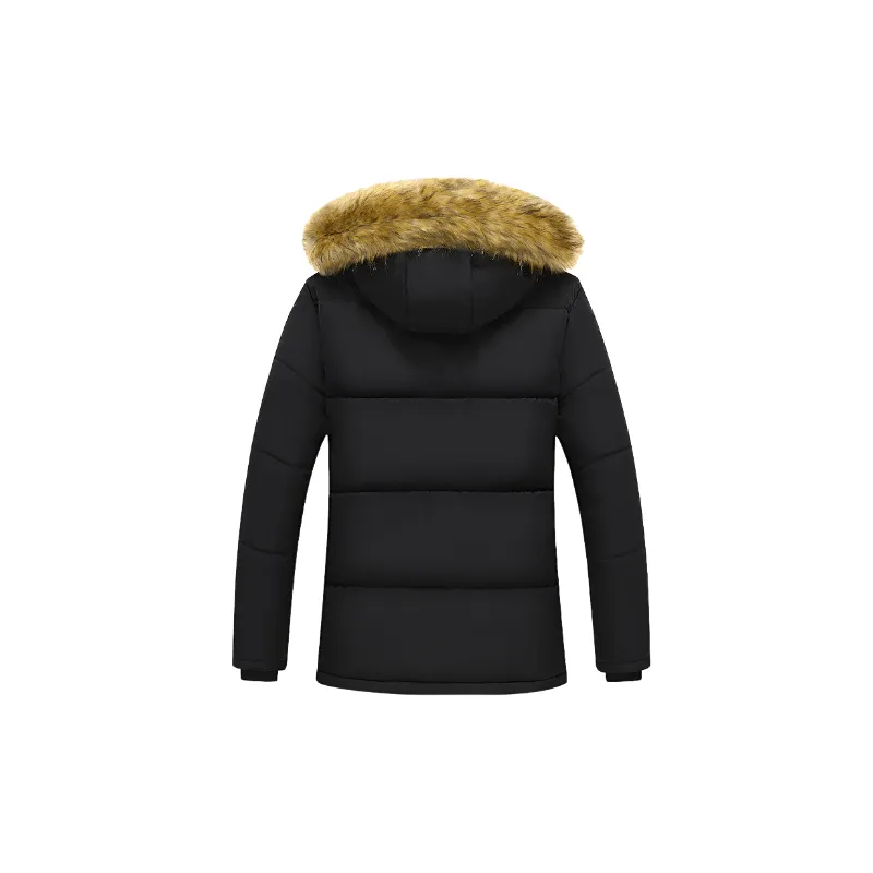 Casual Warm Blended Synthetic Fabrics Quilted Jacket-2
