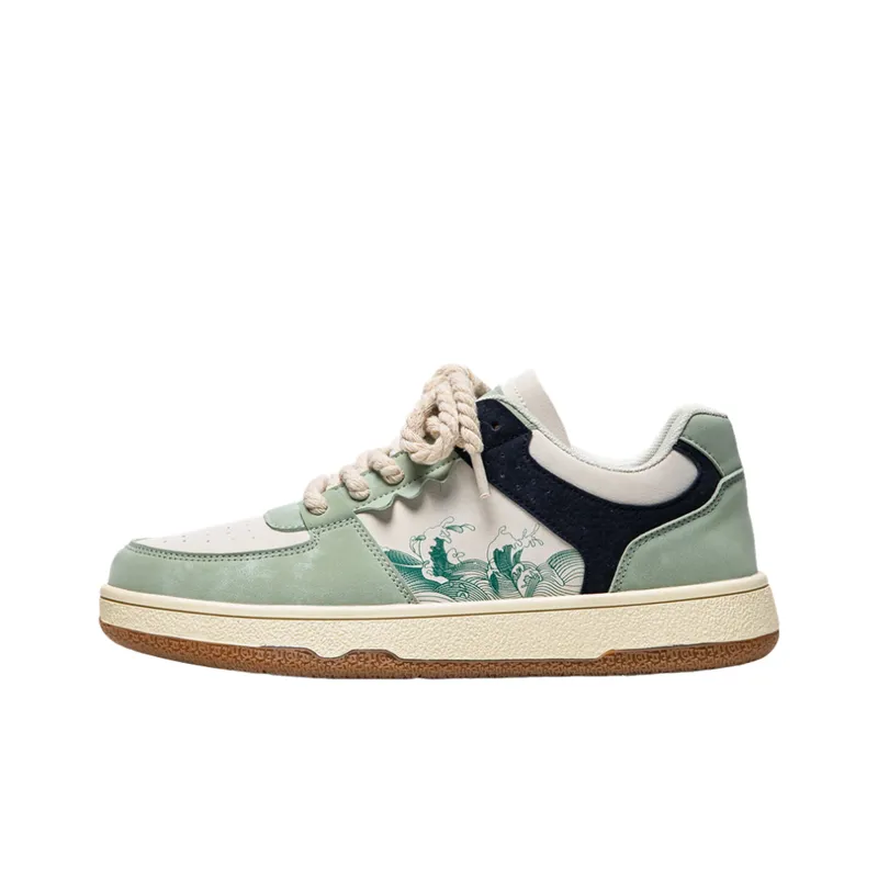 Retro Casual Color Matching Printing Sneaker-0