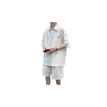 Trendy Shirt And Loose Sports Two Piece Set