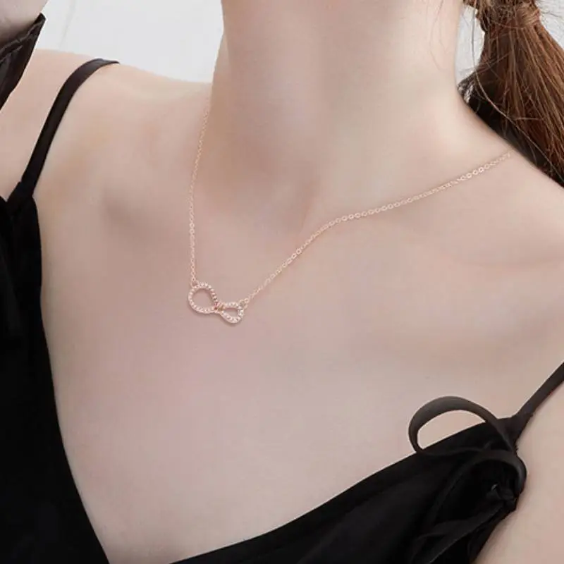 Simple Bow Necklace-3
