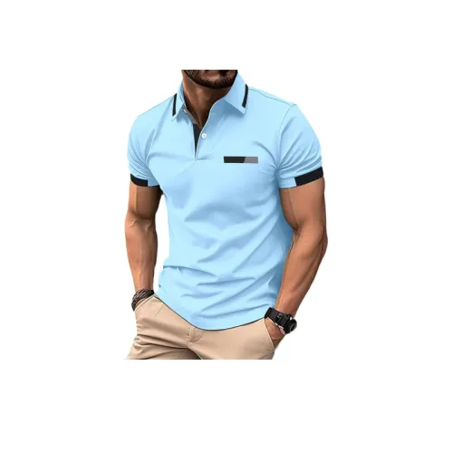 Casual Button Polo Shirt