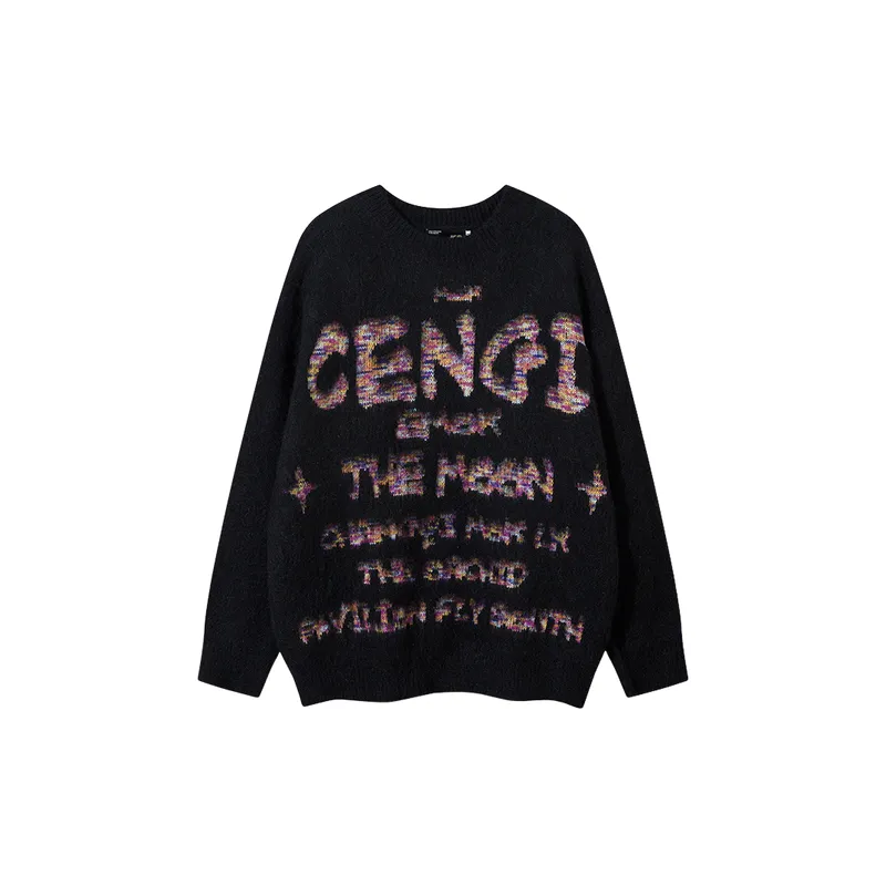 Casual Retro Cotton Blended Fabric Sweater-0