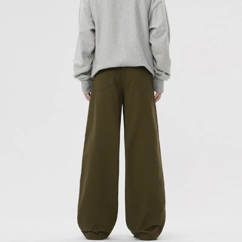 Retro Loose Cotton Casual Pants-4