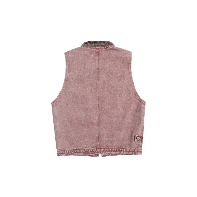 Retro Trendy Denim Vest-1