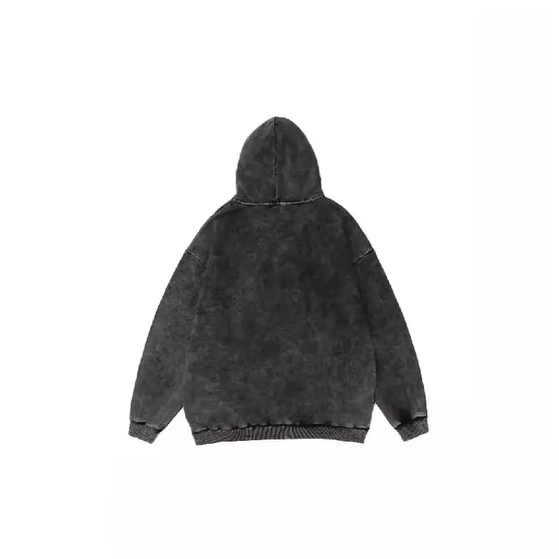 Retro Loose Cotton Hoodie-1