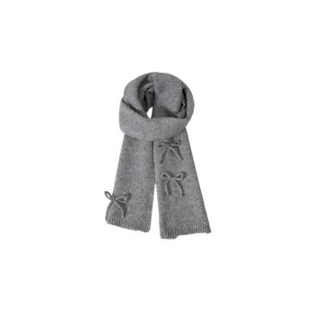 Cute Bow Knit Scarf