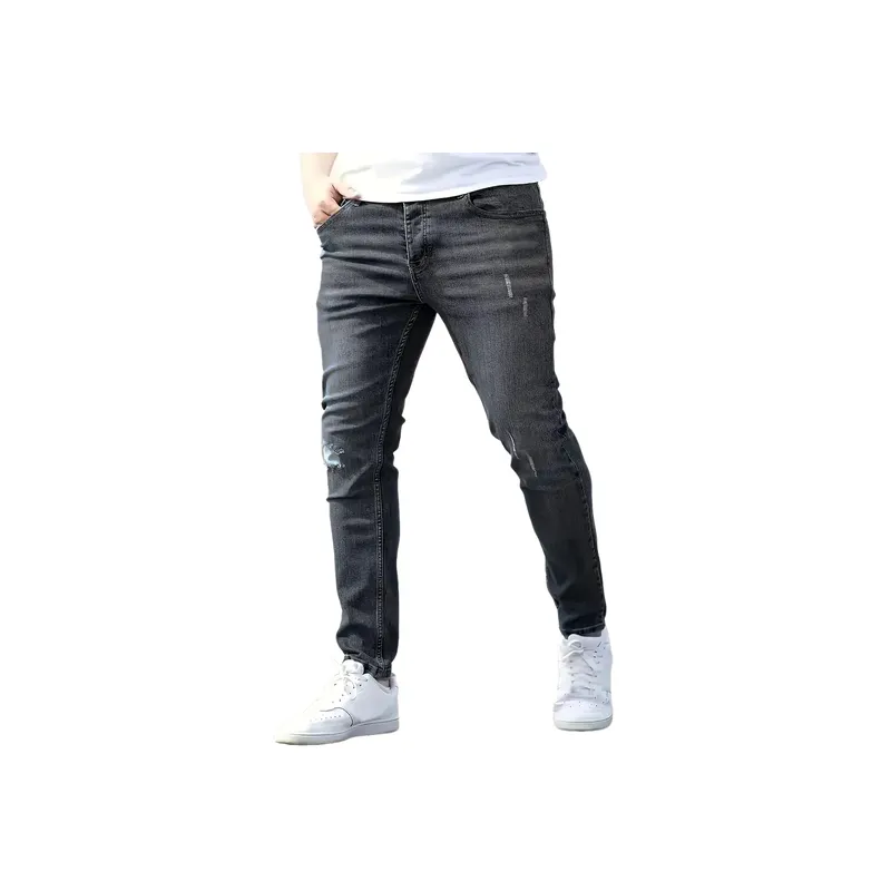 Sporty Washed Jeans-2