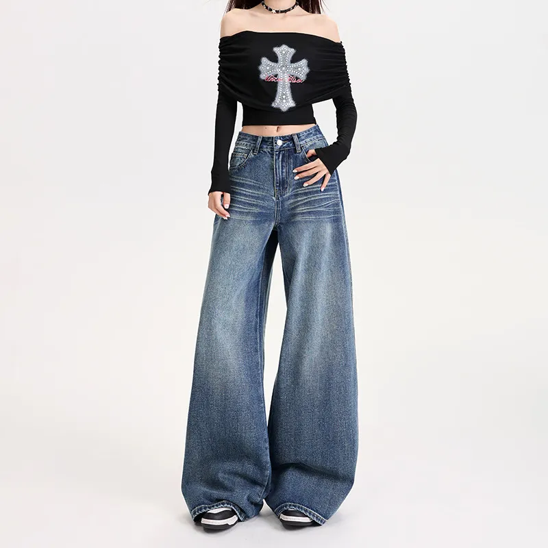 Casual Loose Jeans Women-1