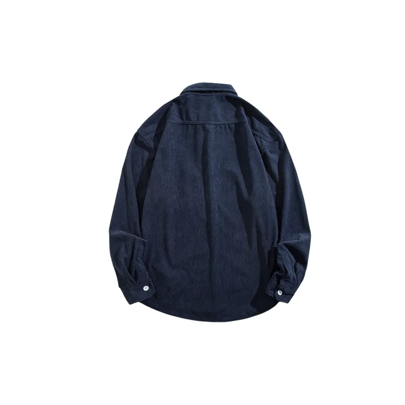 Loose Casual Corduroy Shirt-1