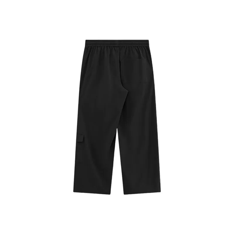 Retro Contrast Color Nylon Casual Pants-6