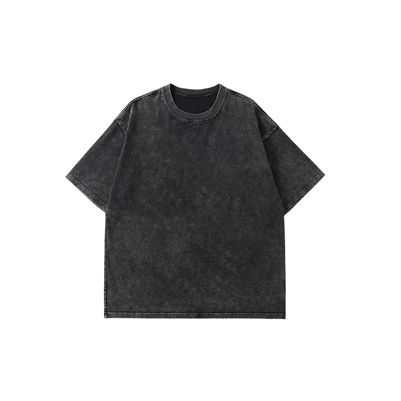 Casual Distress 100% Cotton T Shirt Unisex-0