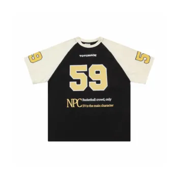 Casual Letter Printing Raglan T Shirt