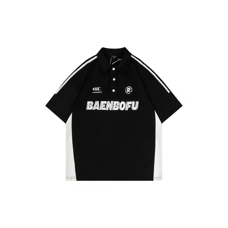 Street Fashion Lapel T Shirt-0