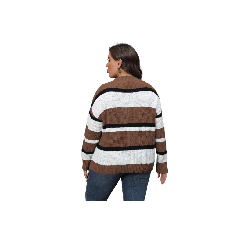 Street Fashionable Polyester Fleece Sweater Women-9
