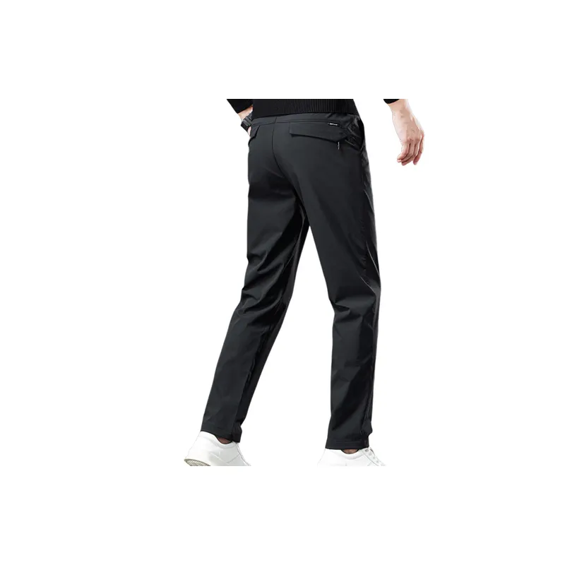 Fashionable Loose Blended Synthetic Fabrics Casual Pants-10