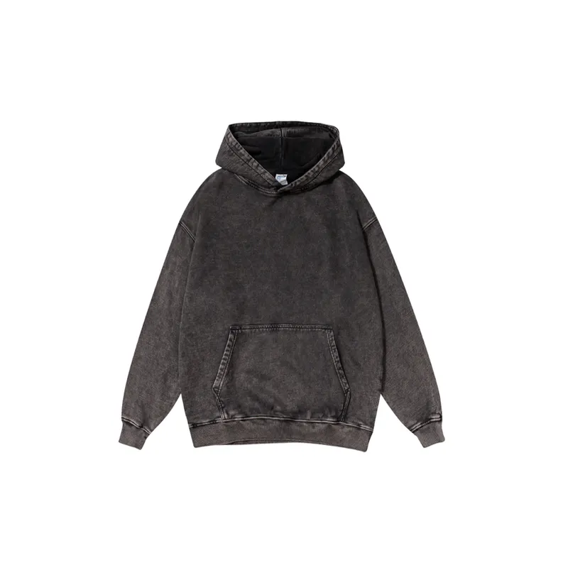 Retro Batik Wash Water Old Hoodie-6