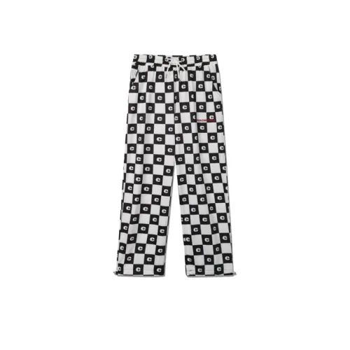 Printing Plaid Street Loose Trousers