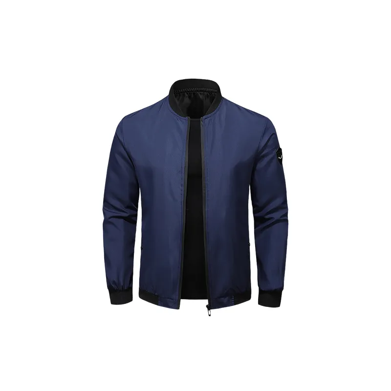 Casual Breathable Blended Synthetic Fabrics Jacket-0