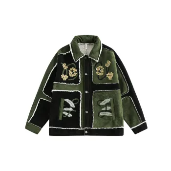 Fashionable Warming Polyester Quilted Jacket Women