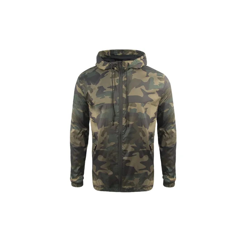 Camo Breathable Blended Synthetic Fabrics Jacket-0