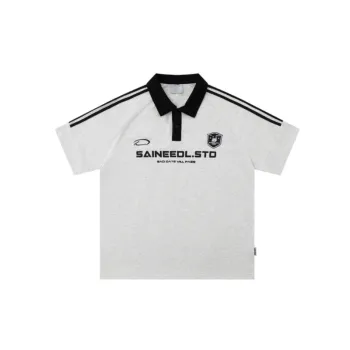 Trendy Retro Polo Shirt