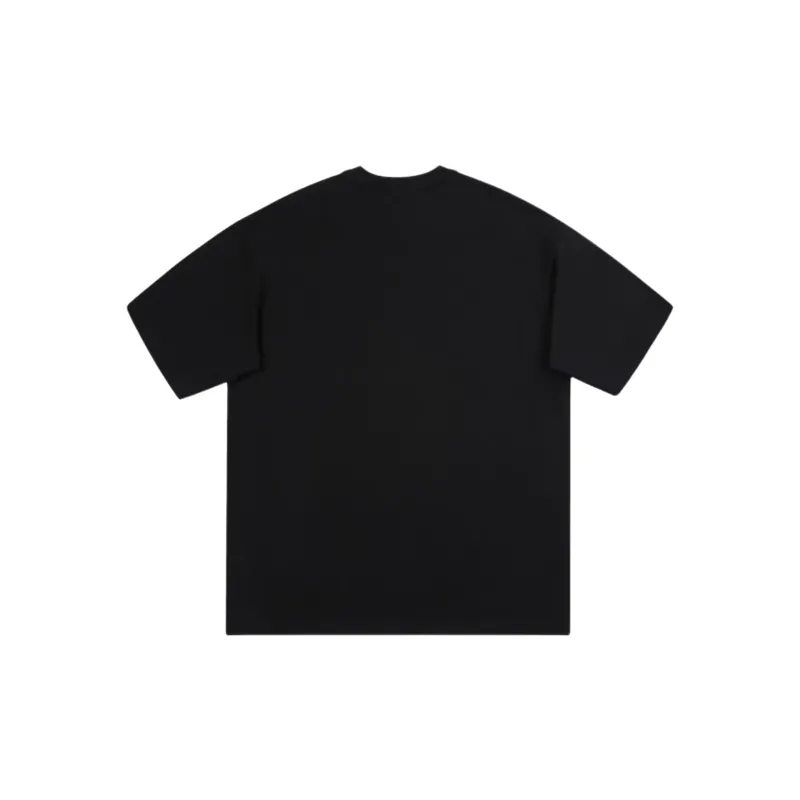 New Style Retro Skull Print Short sleeved Loose T shirt-1