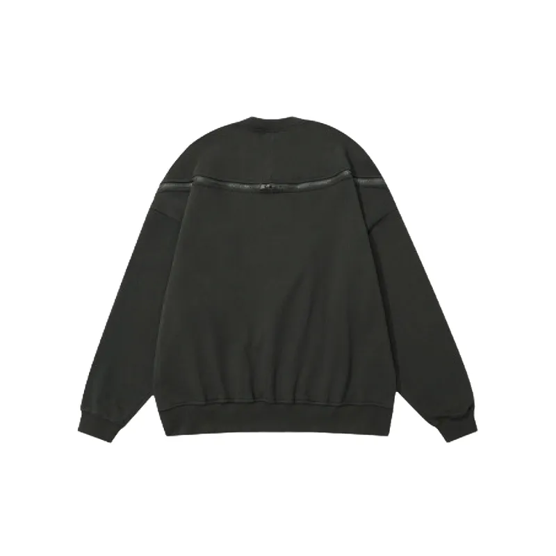 Simple Embroidered Sweatshirt-3