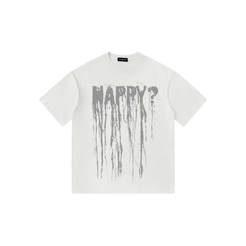 Loose Straight Hip Hop T Shirt-8