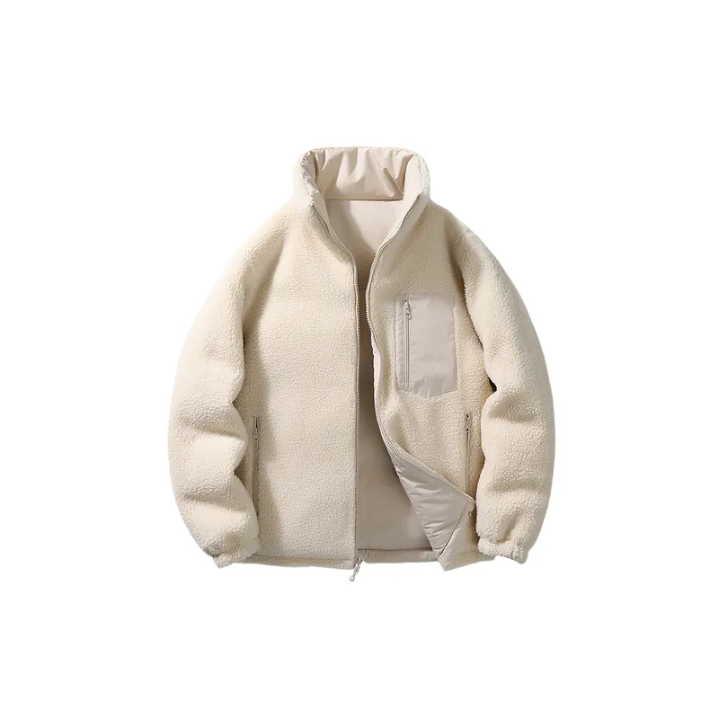 Simple Casual Blended Synthetic Fabrics Quilted Jacket-10