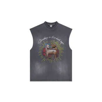 Retro Sporty Cotton Vest