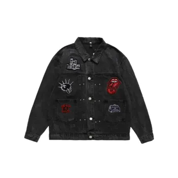 Nostalgic Retro Denim Jacket