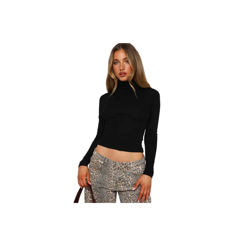 Simple Plain T Shirt Women-0