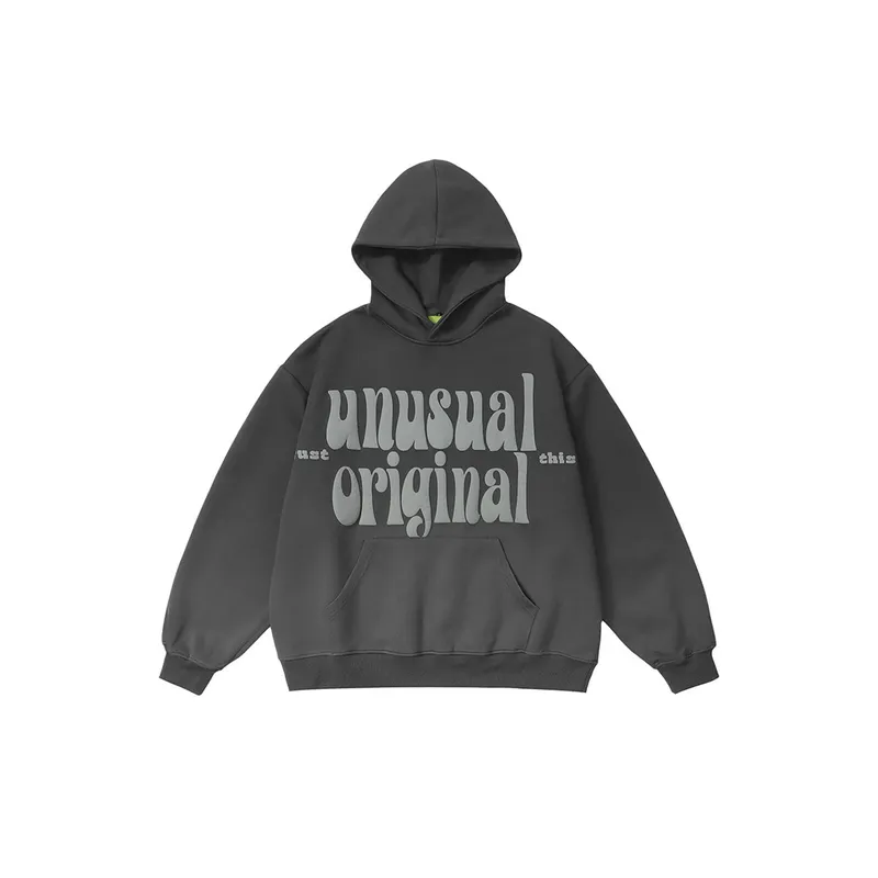 Gradient Hooded Sweatshirt Retro Jacket-0
