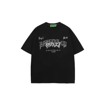 Street Loose Combed Cotton T Shirt