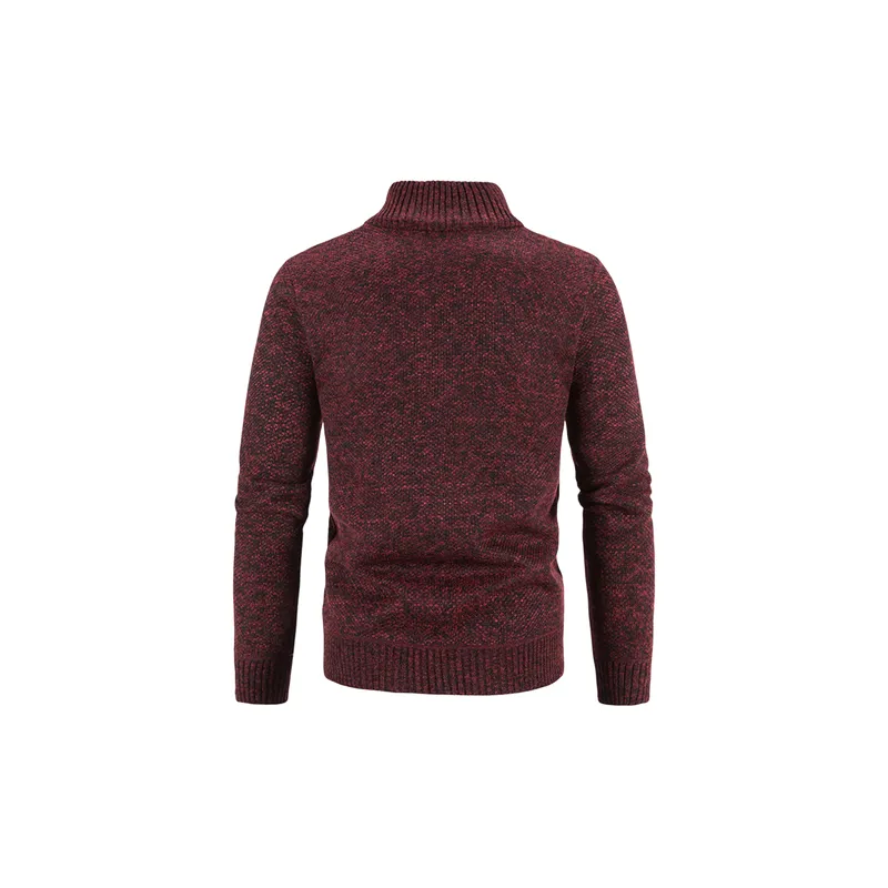 Zipper Loose Sweater-5