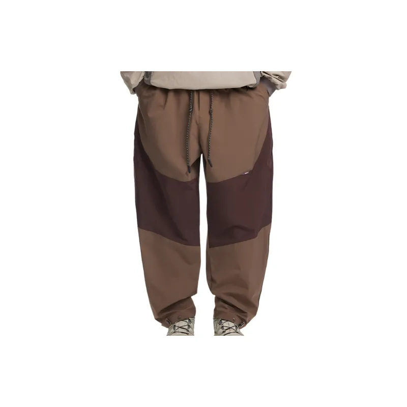 Retro Color Block Crock Pants-2
