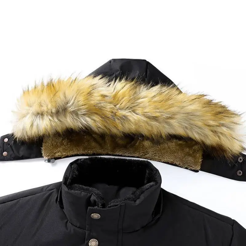 Casual Warm Blended Synthetic Fabrics Quilted Jacket-3