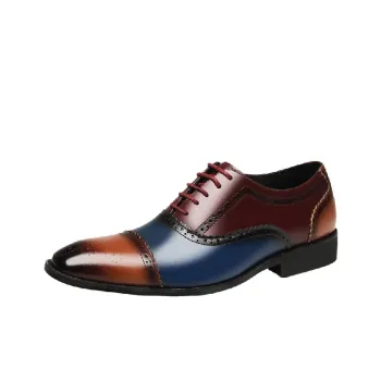 Business Contrast Color Dress Shoes