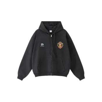 Zipper Cardigan Cotton Sweatshirt