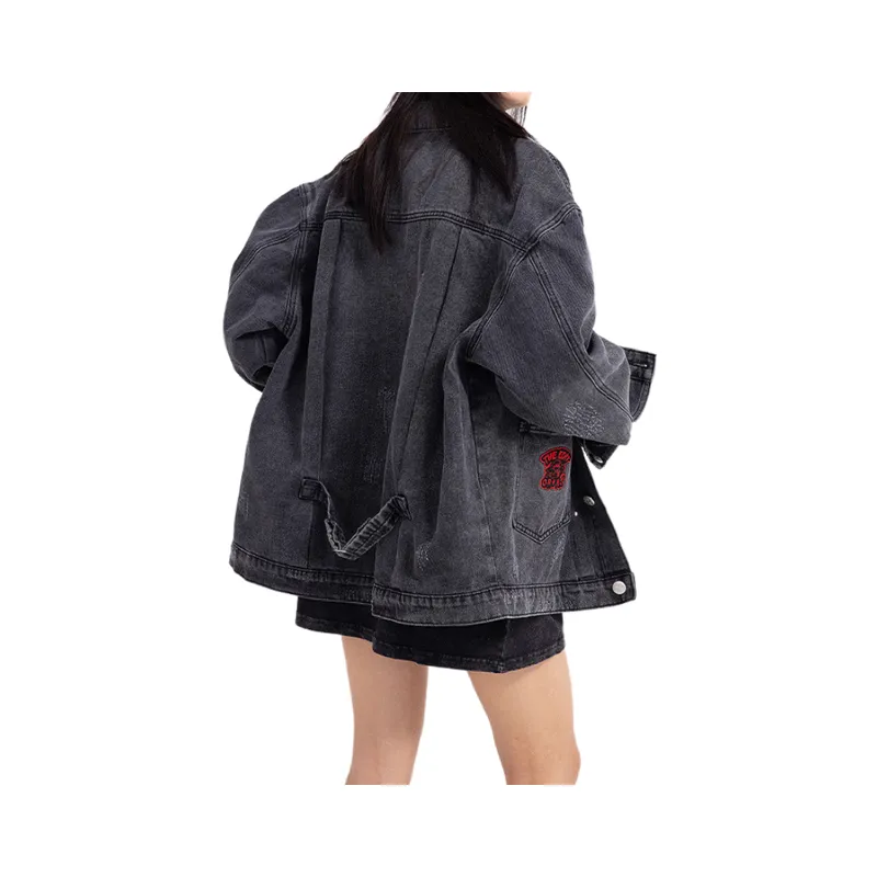 Nostalgic Retro Denim Jacket-7