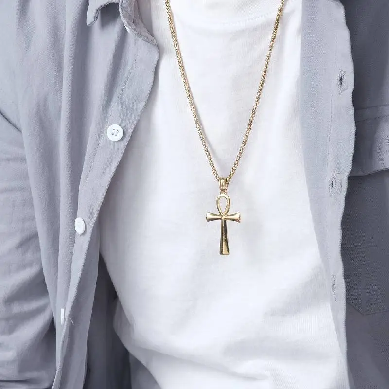 Plain Stainless Steel Necklace Man-3