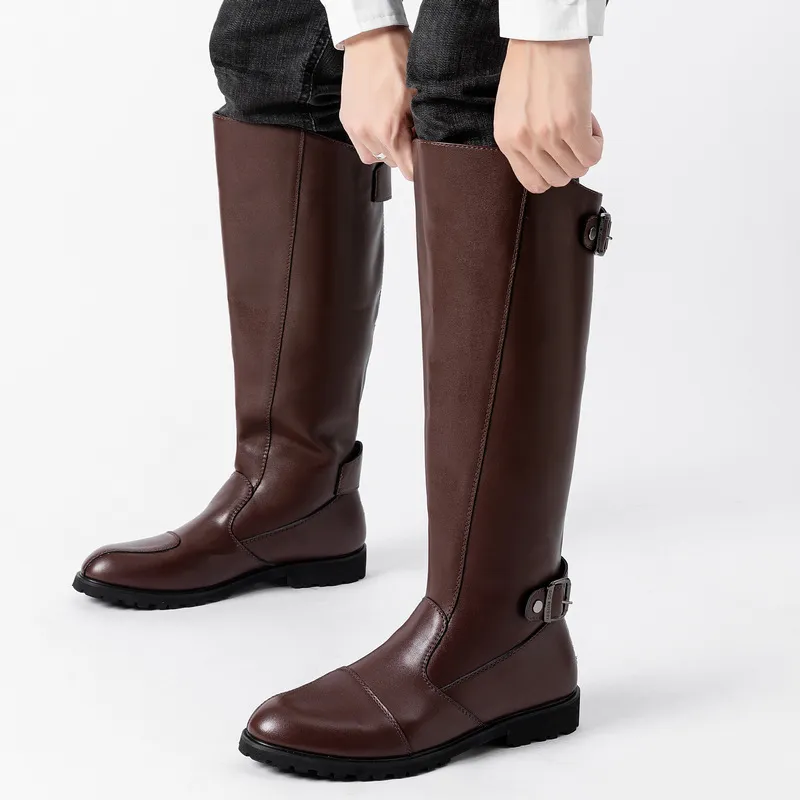 Casual Retro Knee High Boots-1