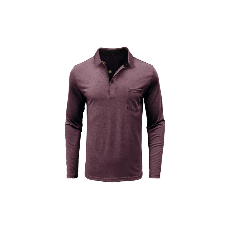 Simple Fashionable Cotton Blended Fabric Polo-10